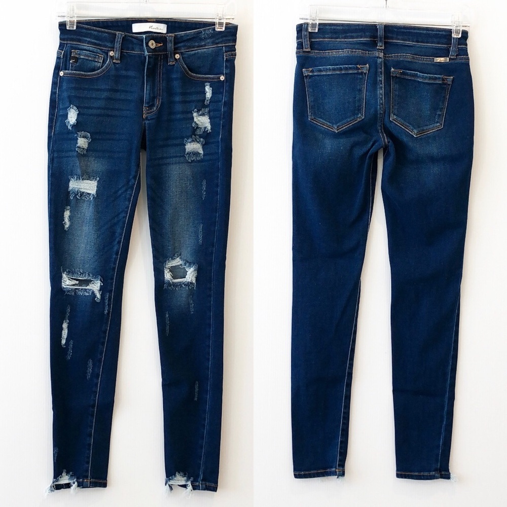 KanCan Mid Rise Kimberly Skinny Jean Size 24